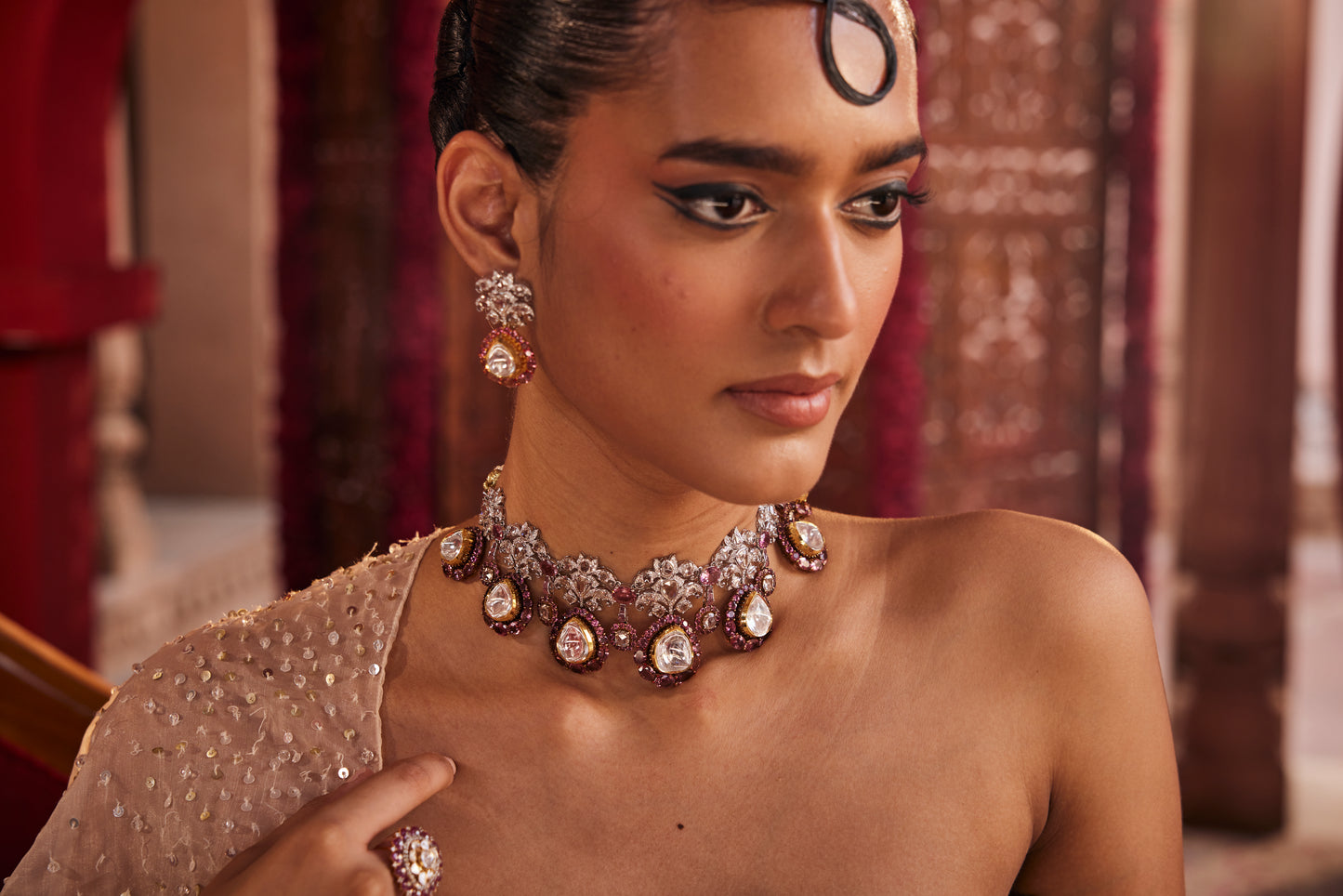 Zarina diamond earrings