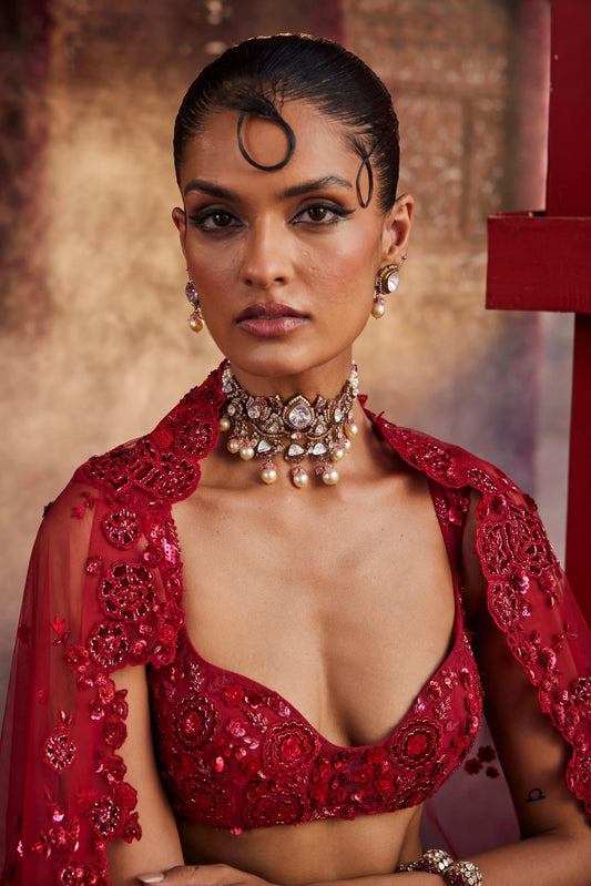 Vilasa polki chokar - polki diamond jewellery