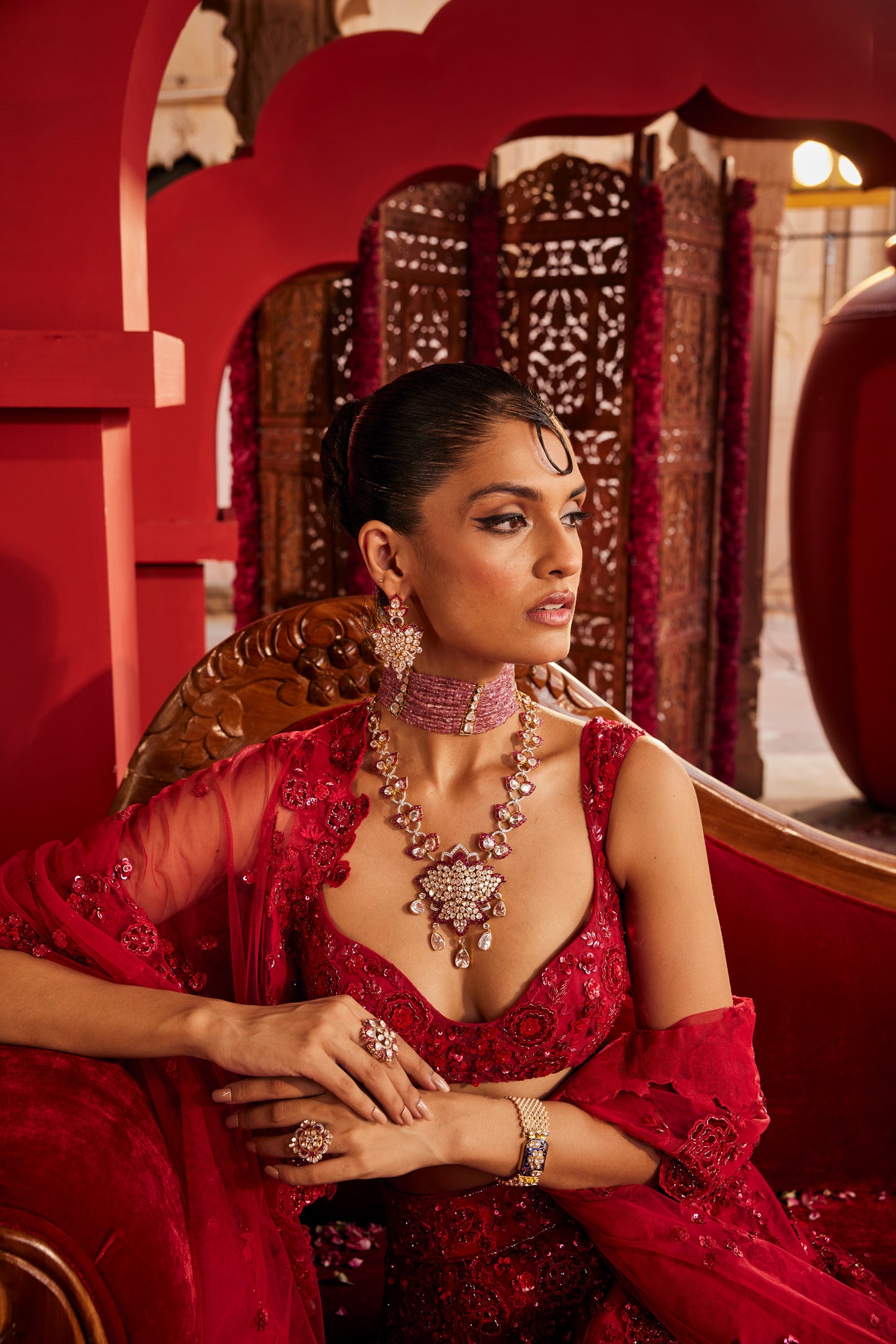 Rajsera floral pendant