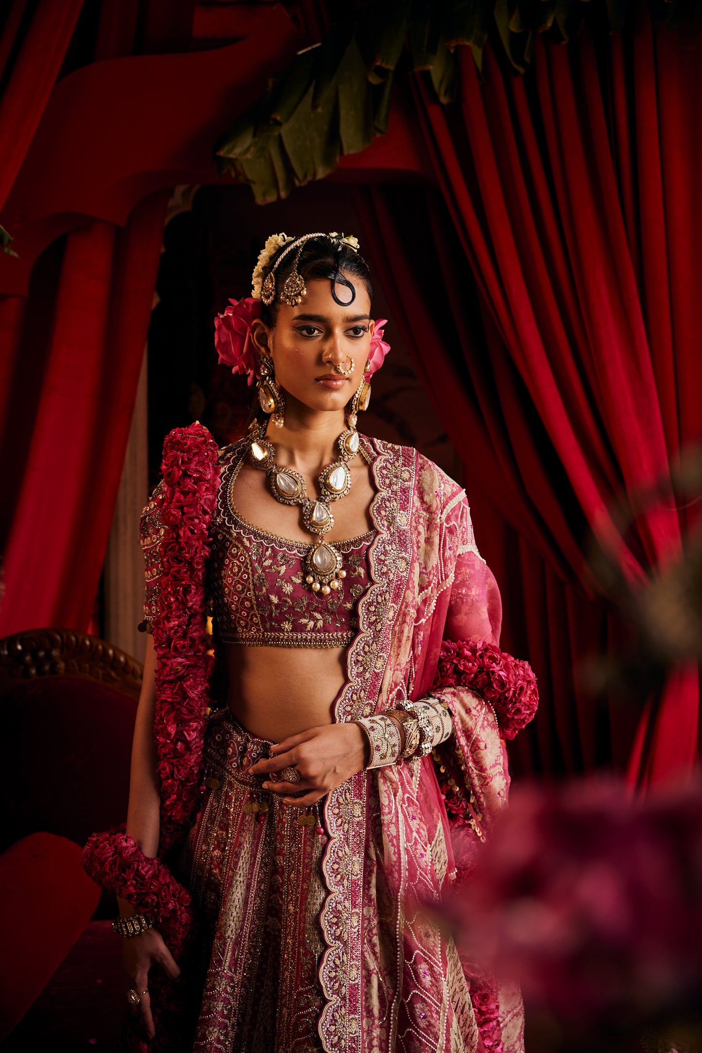 Tarakashi polki bangle