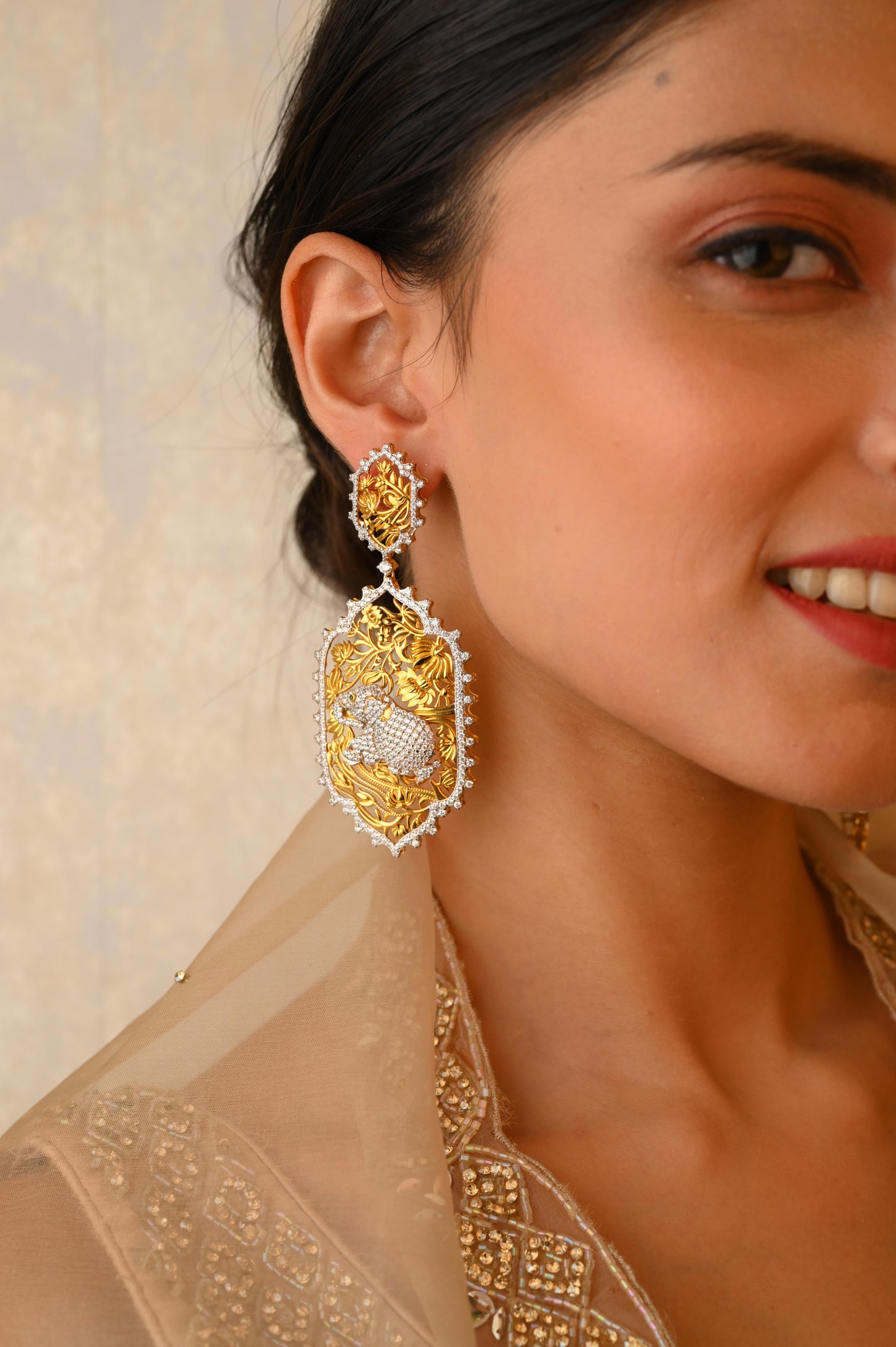 The Golden Elephant (Earrings)