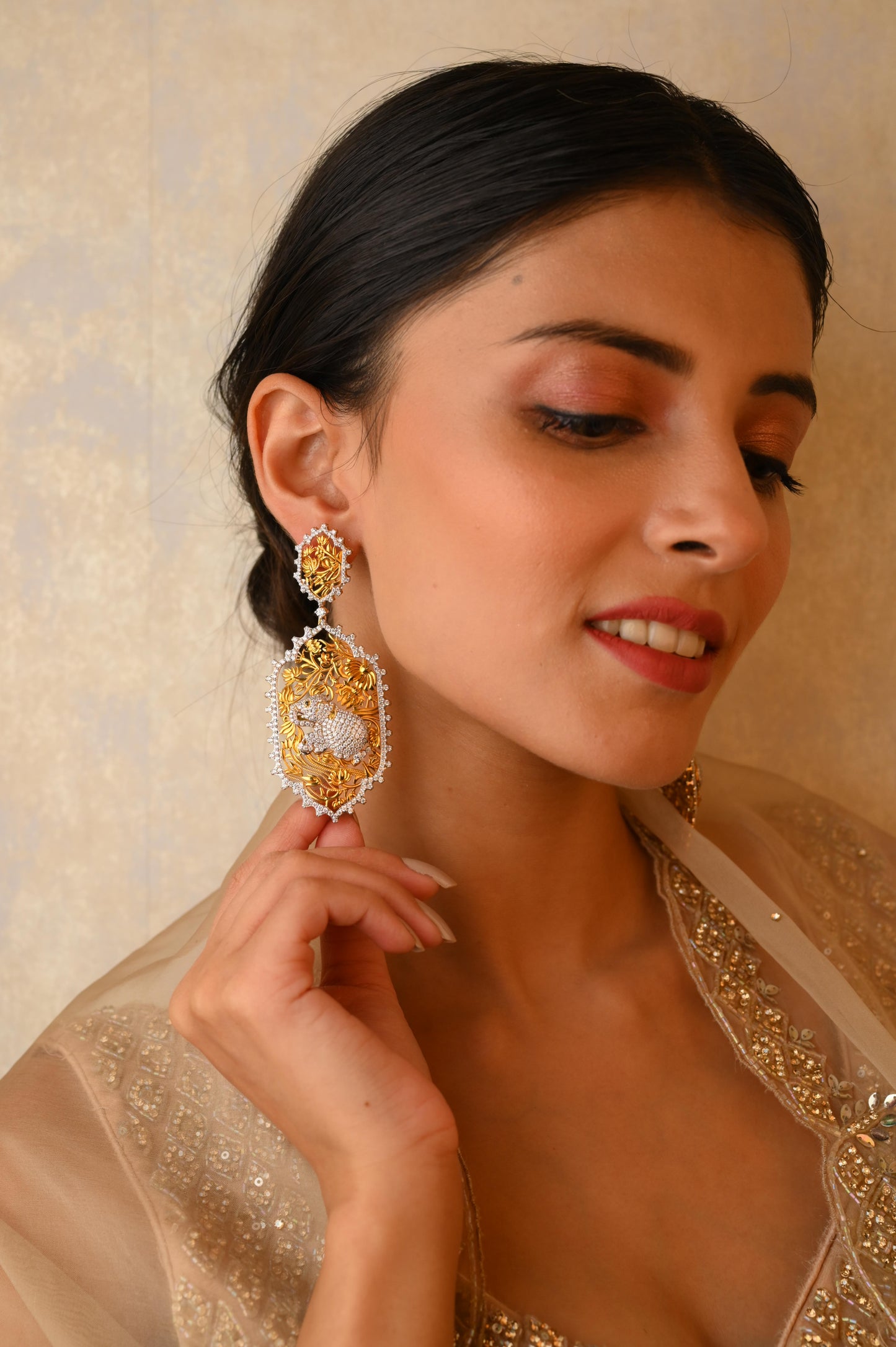 The Golden Elephant (Earrings)