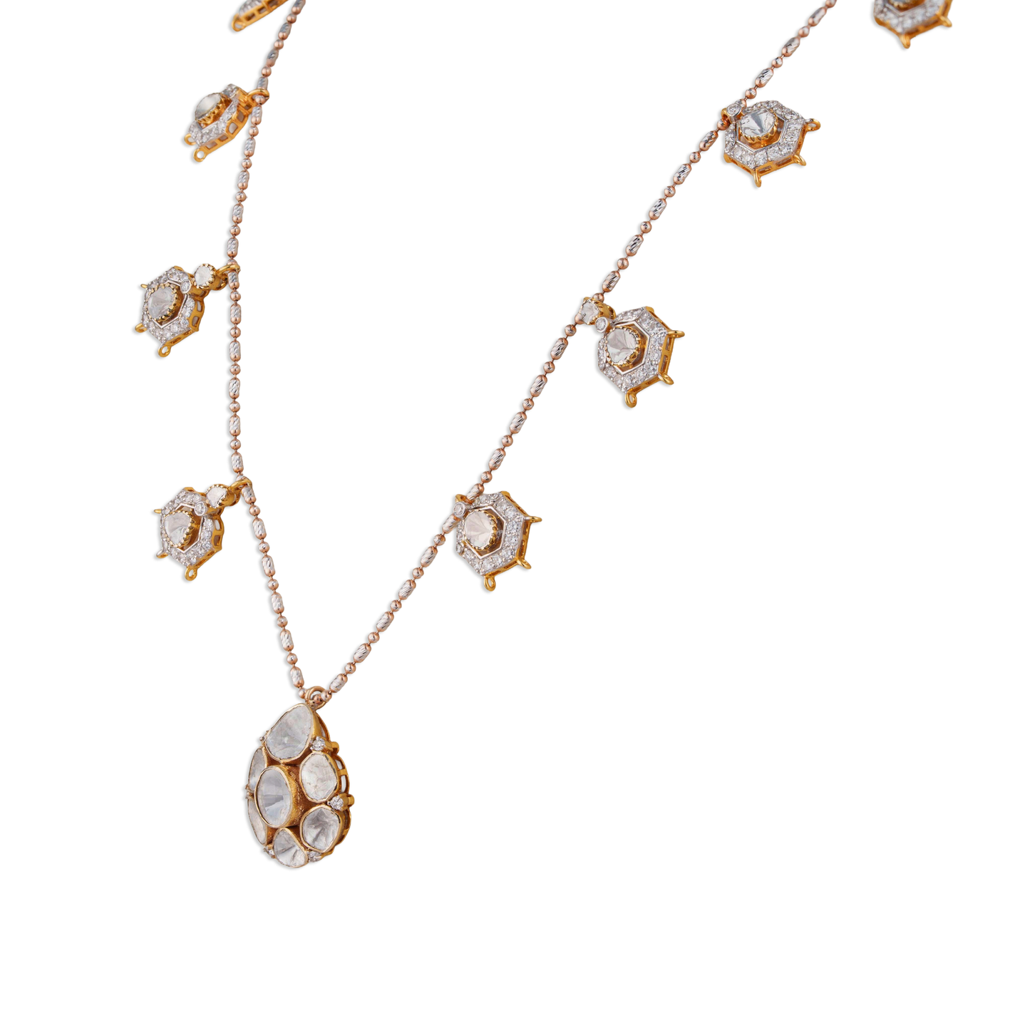 Seraphina Polki Pendant is a luxurious celebration of timeless Indian