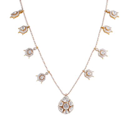Seraphina Polki Pendant is a luxurious celebration of timeless Indian