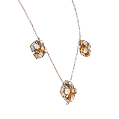 Shivranjani emerald pendant - bikaneri kundan polki jewellery