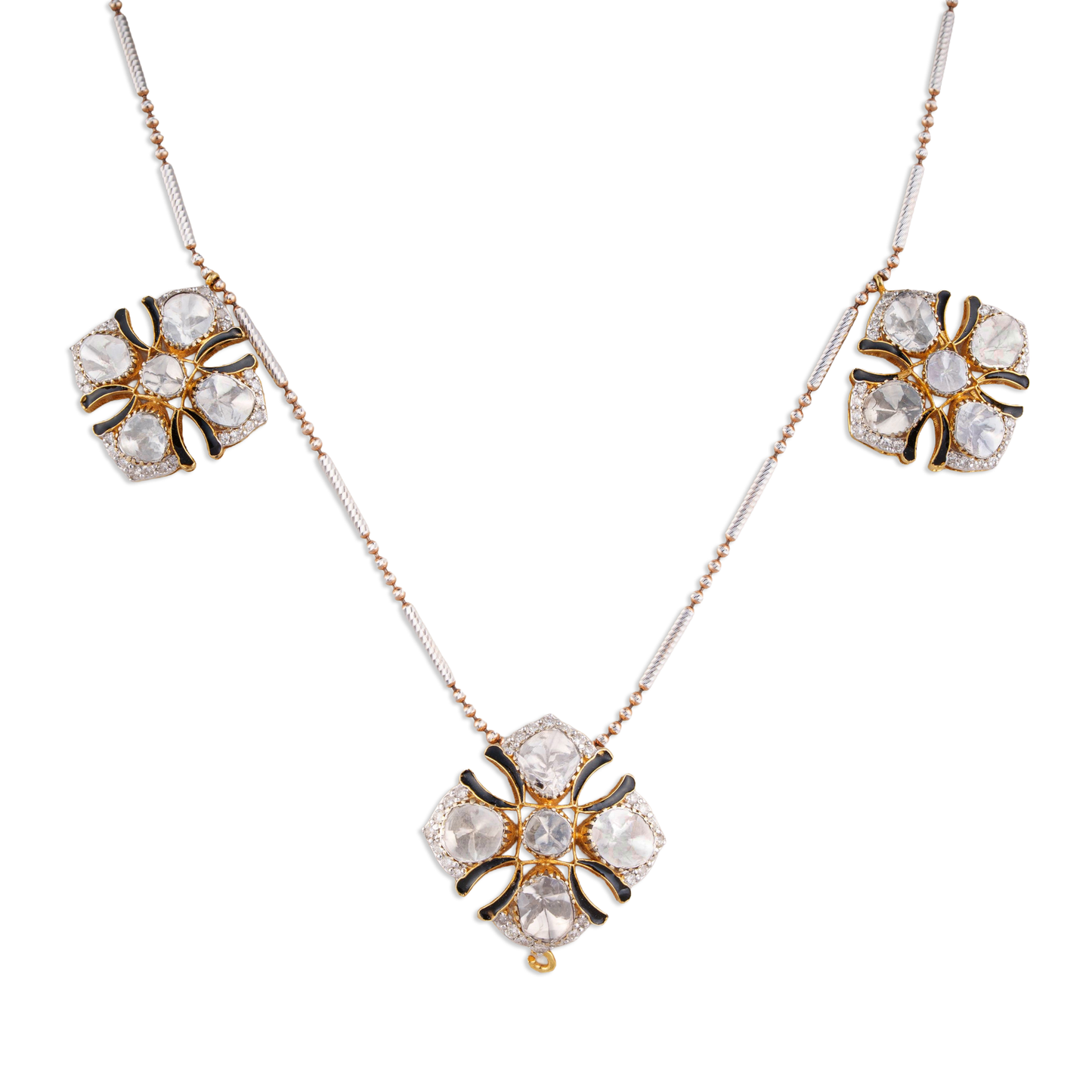 Shivranjani emerald pendant - bikaneri kundan polki jewellery